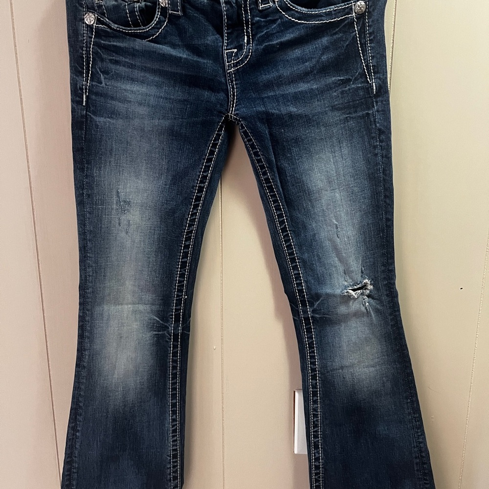 Miss Me Dark Blue Flare Jeans ME3075BS
